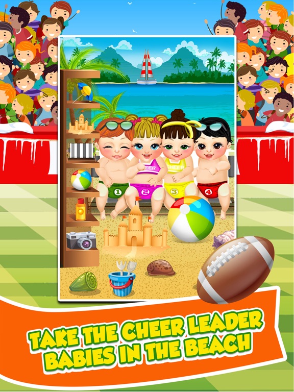 Cheerleader Baby Salon Spa - Candy Food Cooking Kids Maker Games for Girls!