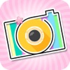 Cute Camera Editor - picture collage effects plus photo yourself & best blender mix pic with filters and mirror app icon - Photo & Video app for iPhone