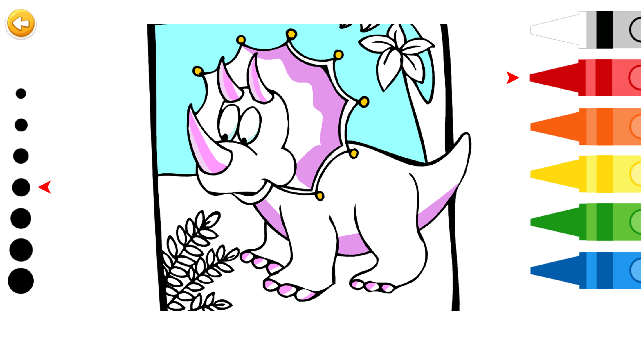 Dinosaur Coloring : Flying to the Biggest World of Jurassic Dino screenshot 3