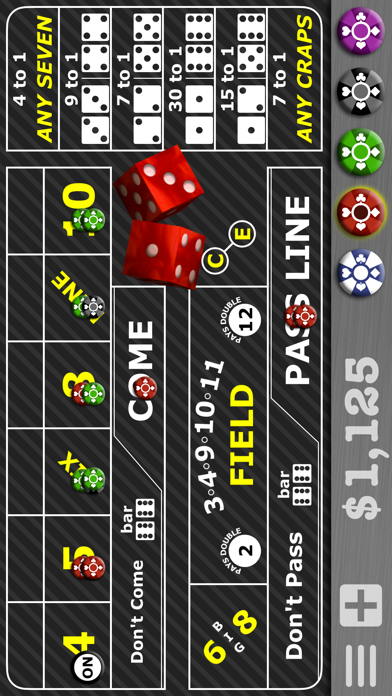 Casino Craps Pro 3D Screenshot