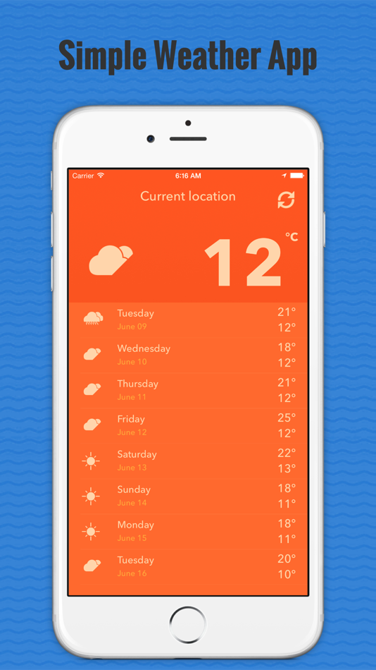 #2. Thunderstorm-Local Weather (iOS) 由: Ramalingam Sivaramakrishnan