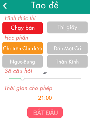 Trắc Nghiệm Giải Phẫu Lite iPad screenshot