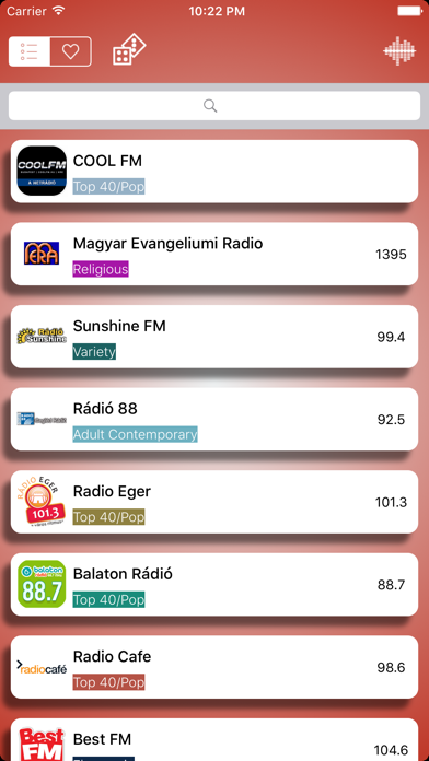 Screenshot #1 pour Hazai Rádiók - Magyar Rádiók - Hungary Radio Live Player (Hungarian, Magyarország rádió , Magyar)