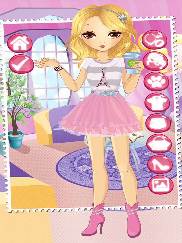 Dress Up Games for Girls & Kids Free - Fun Beauty Salon with fashion makeover make up wedding And princess . screenshot 10