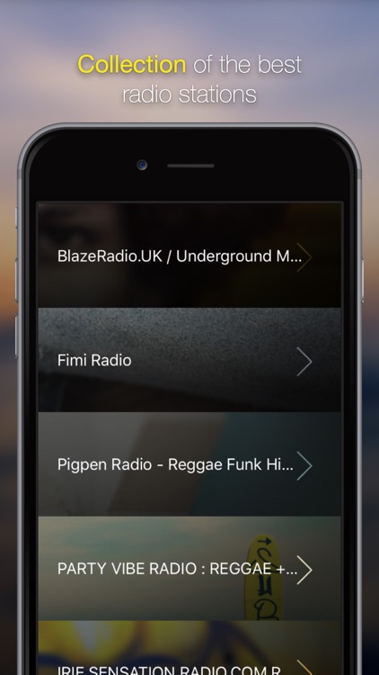 Radio Reggae - the top internet radio stations 24/7 screenshot-4