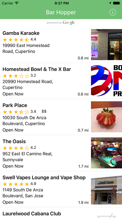 Screenshot #1 pour Bar Hopper - Night Clubs Near Me FREE