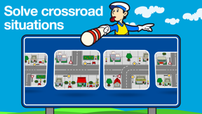 Goodyear Crossroad Safety - get safely through urban jungle and learn traffic rules screenshot