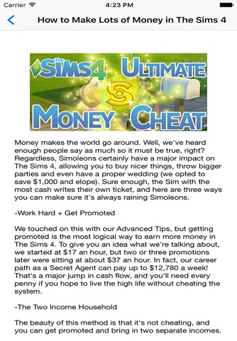 Cheats for The Sims 4 Freeplay - Free Life Points Tips and Tricks screenshot 2