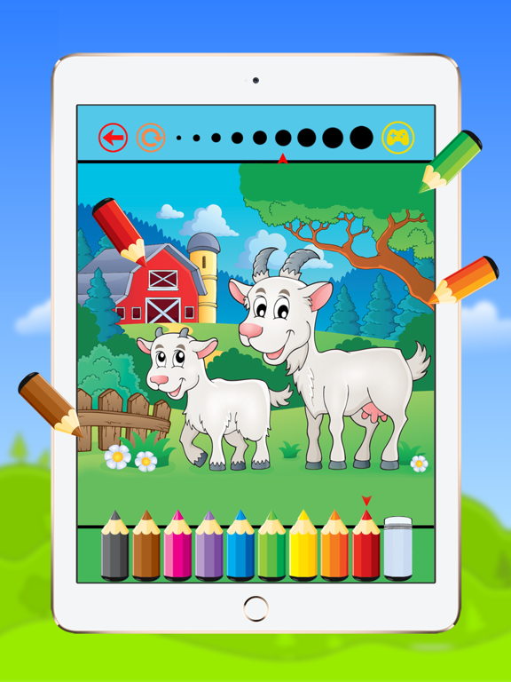 Screenshot #5 pour livre Ferme et animaux à colorier - dessin jeu gratuit pour les enfants