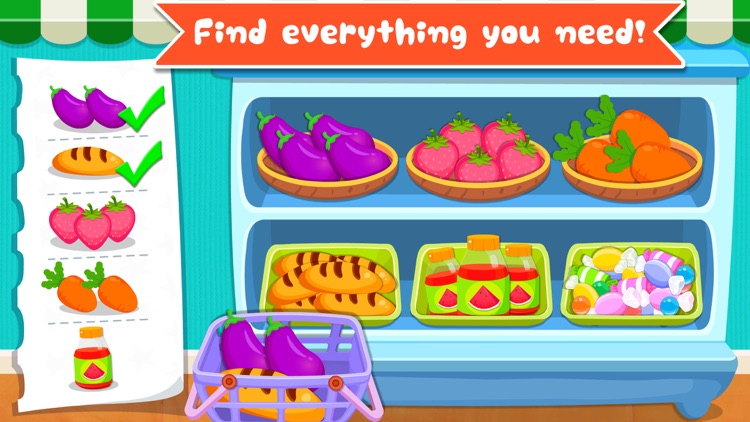 Baby Panda's Supermarket - Grocery Store