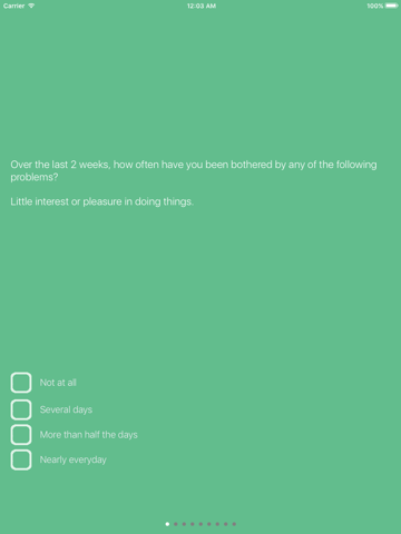 Screenshot #5 pour PHQ-9 Depression Test Questionnaire