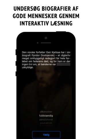 Dostoyevsky - interactive biography screenshot 2