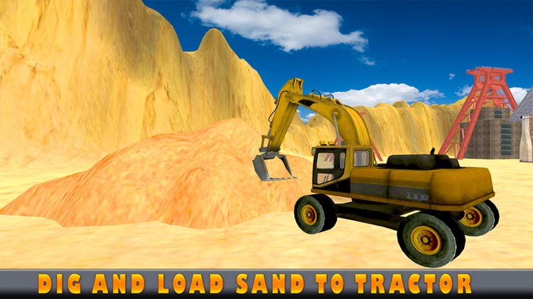 Sand Excavator Tractor Simulator