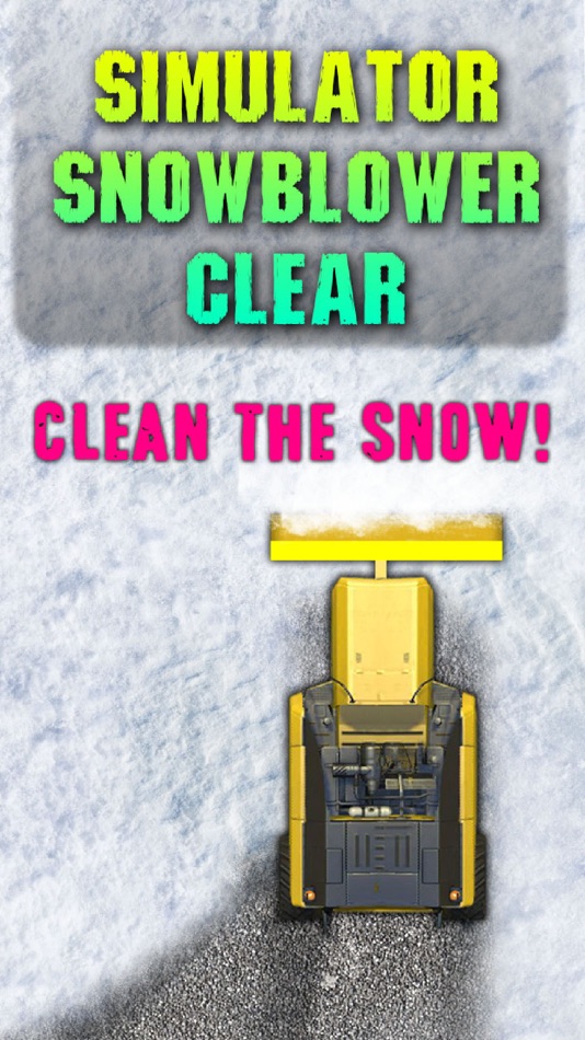 #1. Simulator Snowblower Clear (iOS) 由: Mariya Ivanova