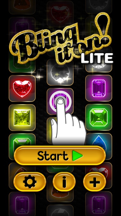 Bling It On! LITE: Attain gilt skills in this fun & uniquely addictive gem match game! screenshot-0