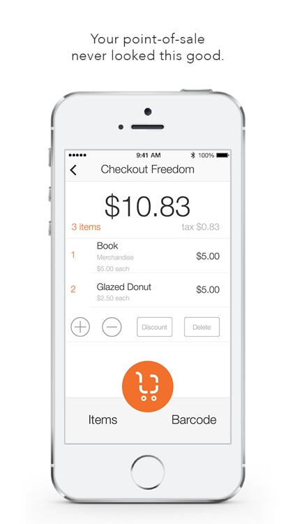 Cartwheel Register - Point-of-Sale (POS) & Loyalty Program. Accept credit cards without a swiper.