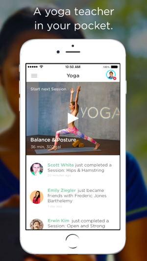 ‎FitStar Yoga Screenshot