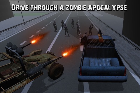 Zombie Death Car Racing 3Dのおすすめ画像1