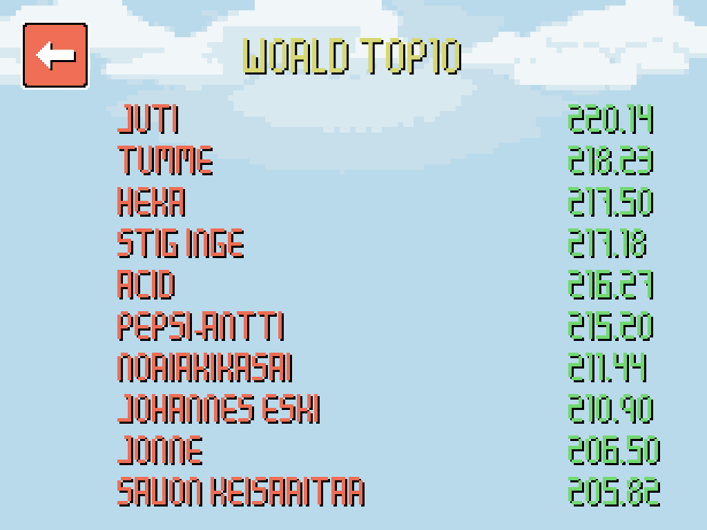 Pixel Ski Jump