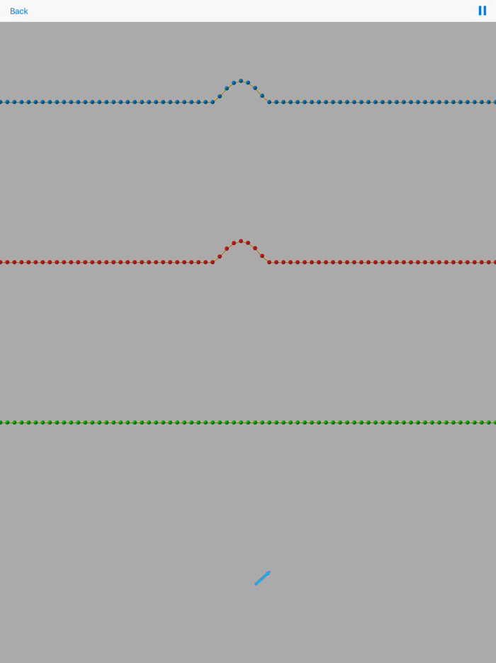 Wave machine simulator