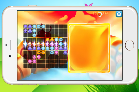 Jewel Puzzle Block Launcher Legend - Tasty Jelly and torrid blaze Bricks screenshot 2