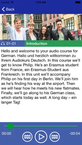 Game screenshot German Audio Course by DeutschAkademie mod apk