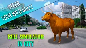 Bull Simulator In City screenshot #3 for iPhone