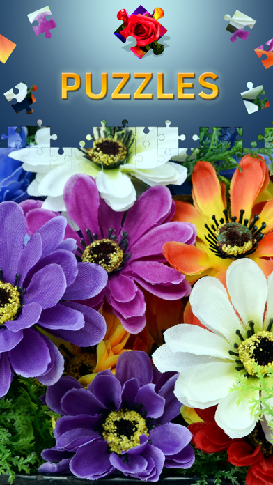 Screenshot #1 pour Fleurs puzzle adulte paysage