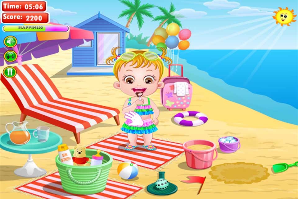 Baby Hazel in the Sand screenshot 4