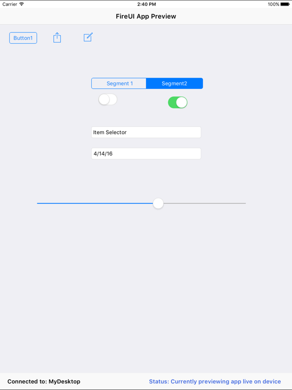 Screenshot #5 pour FireUI App Preview 10.1 Berlin