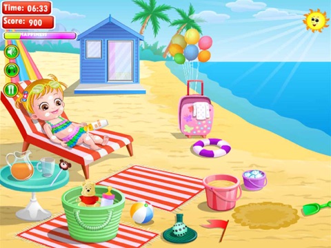 Screenshot #5 pour Baby Hazel in the Sand