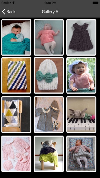 Screenshot #1 pour Baby Knitting Patterns