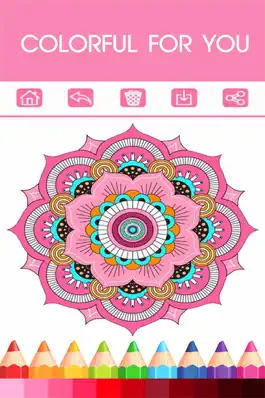 Game screenshot Mandala Coloring Book - Adult Colors Therapy Free Stress Relieving Pages 2 hack