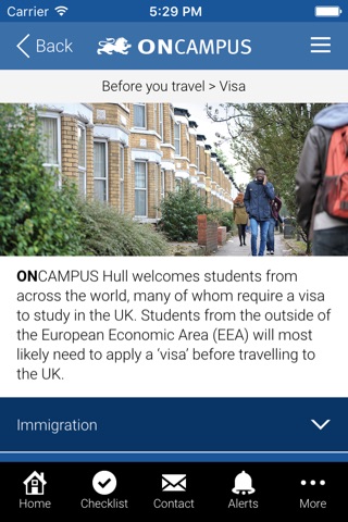 ONCAMPUS Hull Pre-Arrival screenshot 3