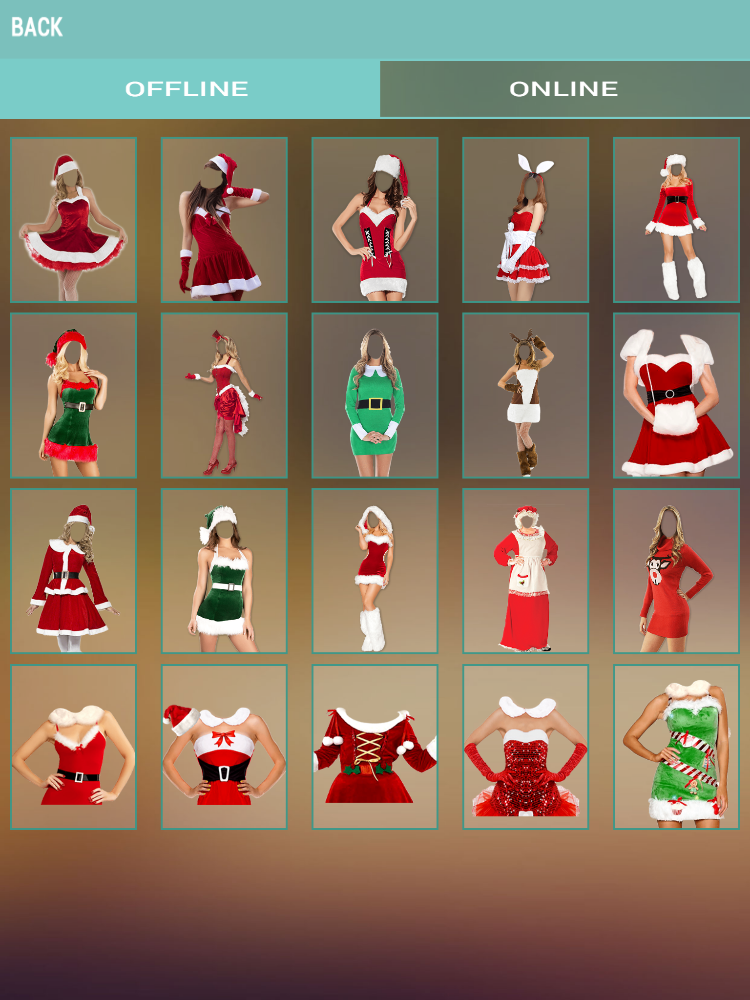 Woman Christmas Photo Montage screenshot 7