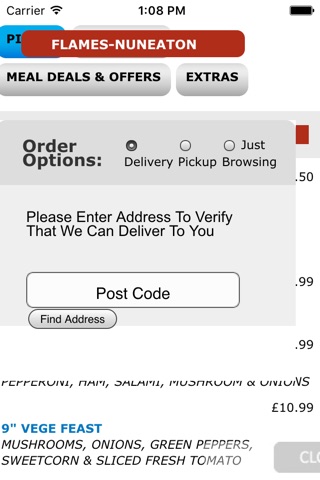 Flames Pizza and Grill Nuneaton screenshot 3