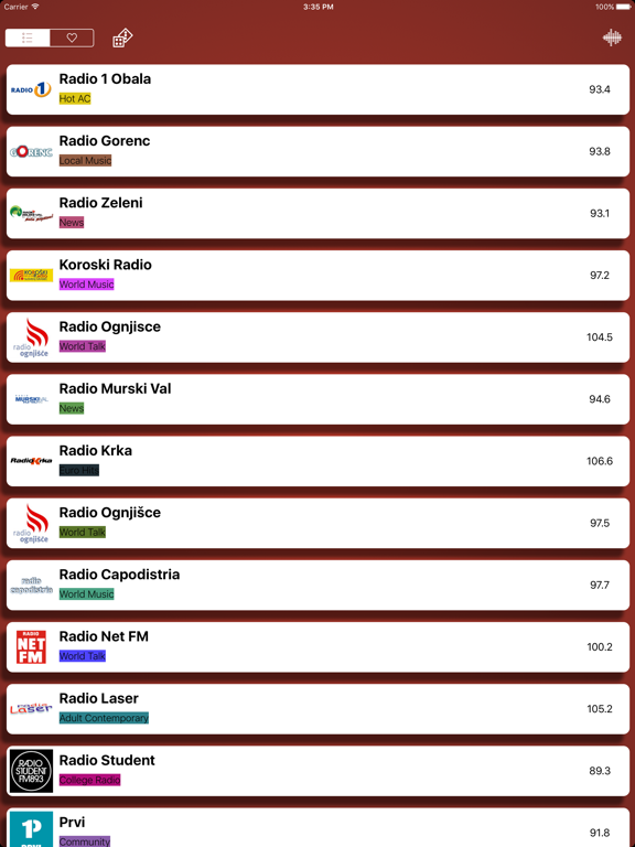 Screenshot #6 pour Slovenia Radio Live Player ( slovenski jezik or slovenščina / Slovenija / Slovene or Slovenian )