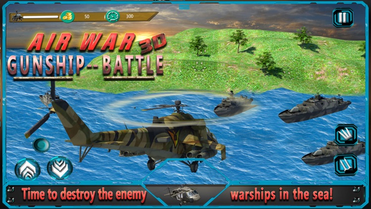 Air War Gunship Battle 3D