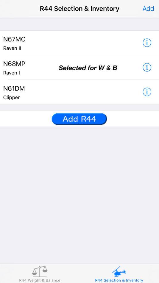 #4. R44 Weight & Balance (iOS) 由: Michael Connor