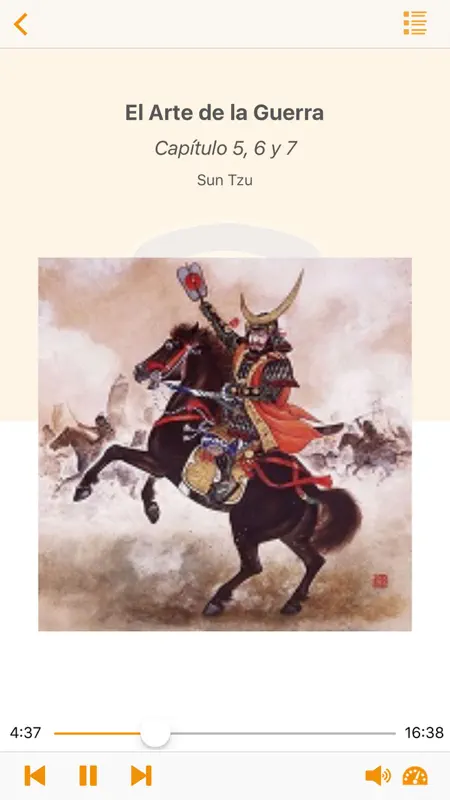 El Arte de la Guerra - Audiolibro screenshot 1 of 3
