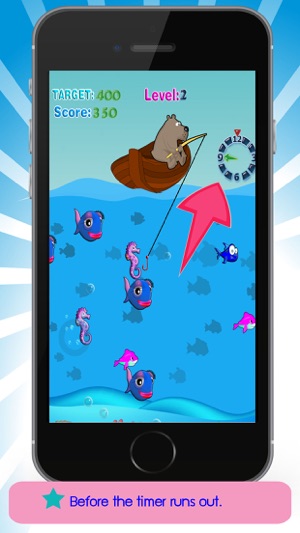 Teddy bear Fishing with Aquarium Fun Fish(圖2)-速報App