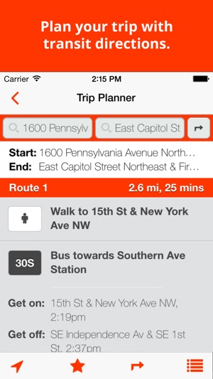 BusTrackDC - real time bus & rail info for DC(圖3)-速報App