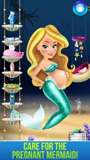 mermaid's new baby - family spa story & kids games iphone screenshot 4