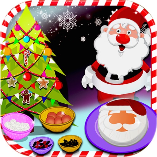 Creamy Santa Cake Icon