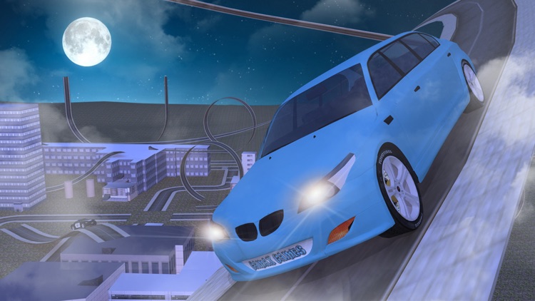 Airborne Limo Stunt Racing Game screenshot-3