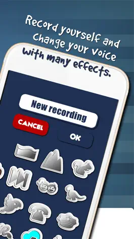 Game screenshot Creative Voice Changer and Ringtone Maker – Alter Sounds or Songs with Cool Recording Button apk