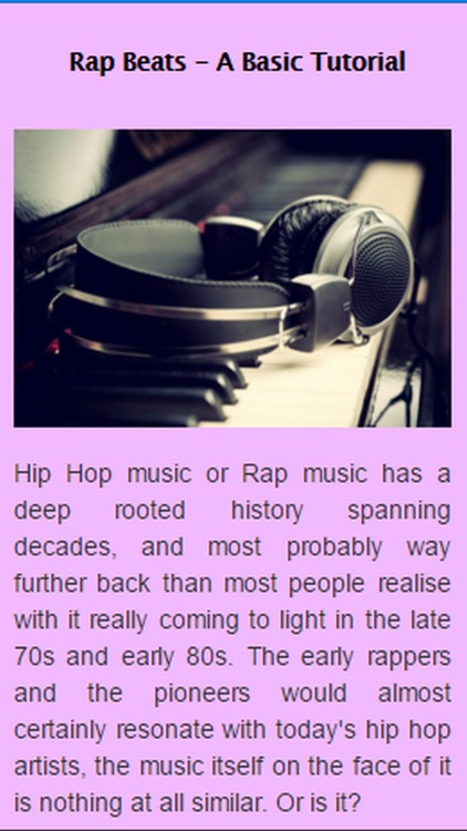 How To Rap.