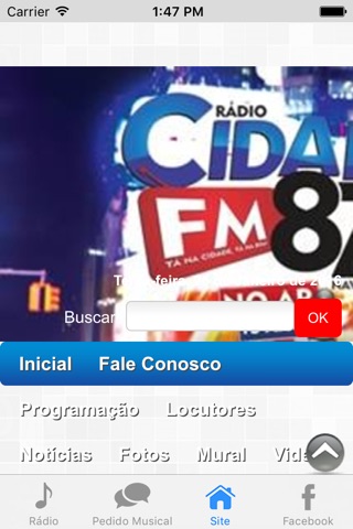 Cidade FM Naviraí - MS screenshot 2