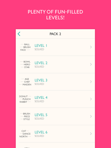 Word Trio iPad screenshot