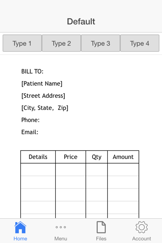 Medical Invoice screenshot 2